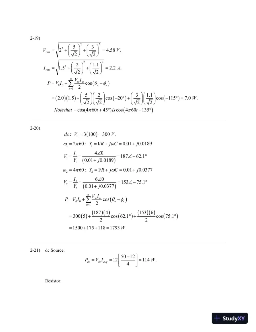 Power Electronics, 1st Edition Solution Manual, page 14