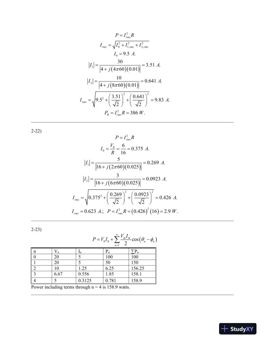 Power Electronics, 1st Edition Solution Manual, page 15
