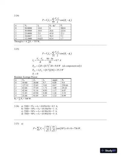 Power Electronics, 1st Edition Solution Manual - Page 16 preview image