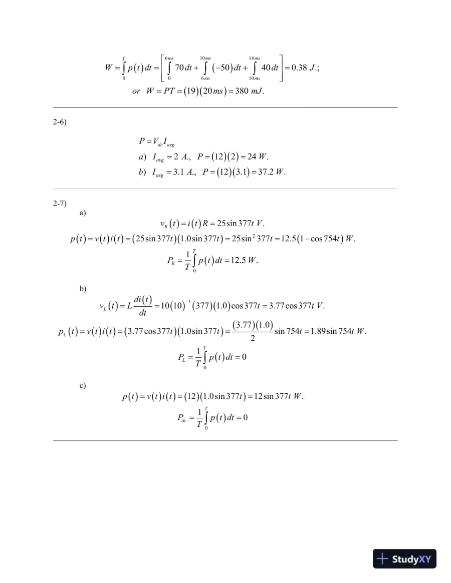 Power Electronics, 1st Edition Solution Manual, page 8