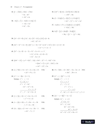 Algebra and Trigonometry, 9th Edition Solution Manual - Page 13 preview image