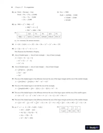 Algebra and Trigonometry, 9th Edition Solution Manual - Page 15 preview image