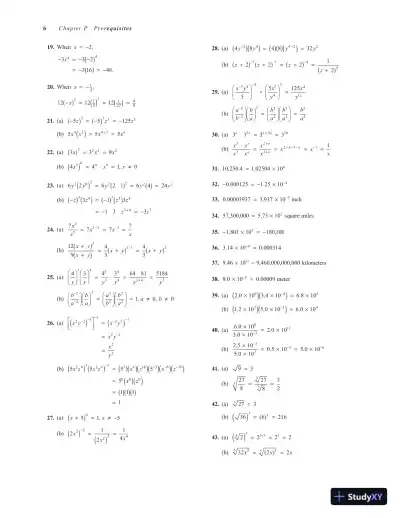 Algebra and Trigonometry, 9th Edition Solution Manual - Page 7 preview image