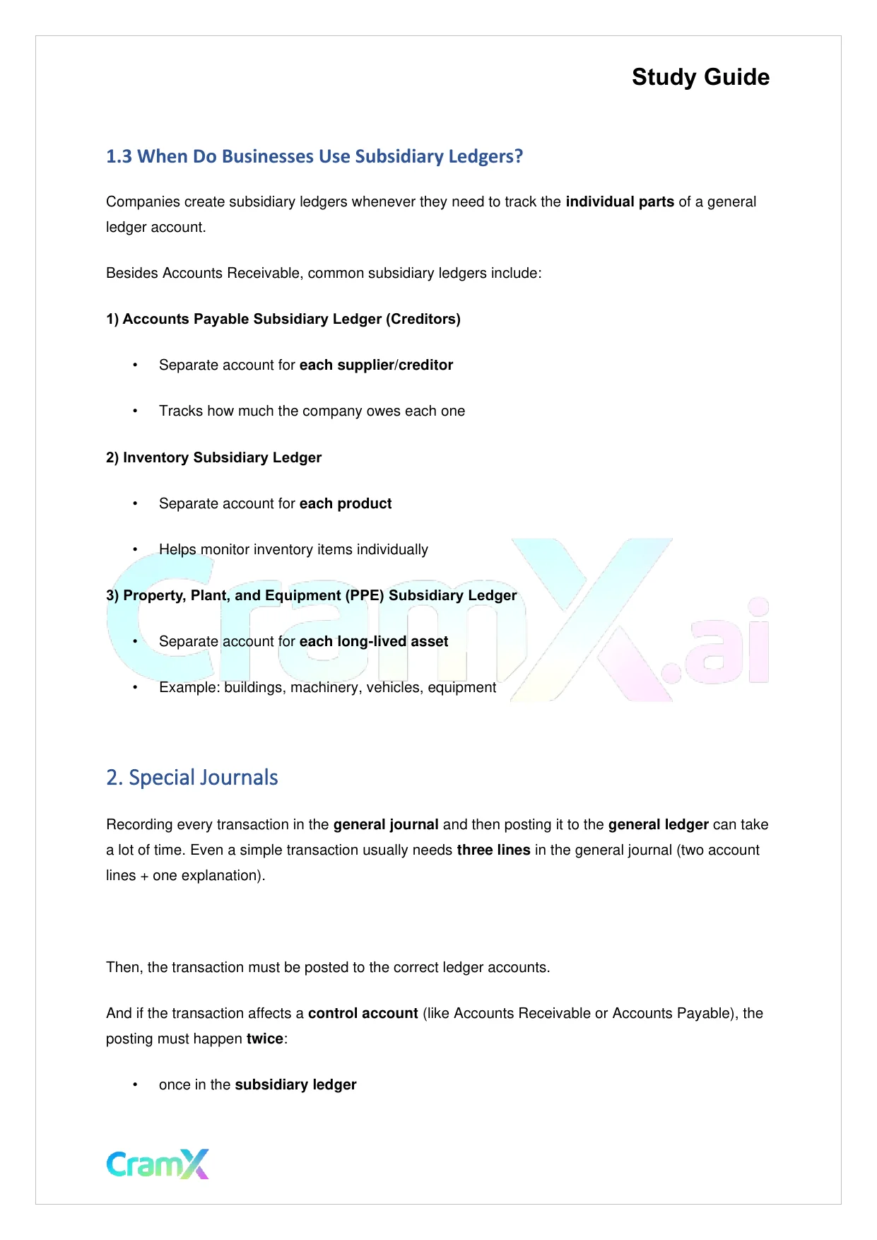 Accounting Principles I – Subsidiary Ledgers and Special Journals - Page 4 preview image