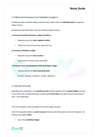 Accounting Principles I – Subsidiary Ledgers and Special Journals - Page 4 preview image