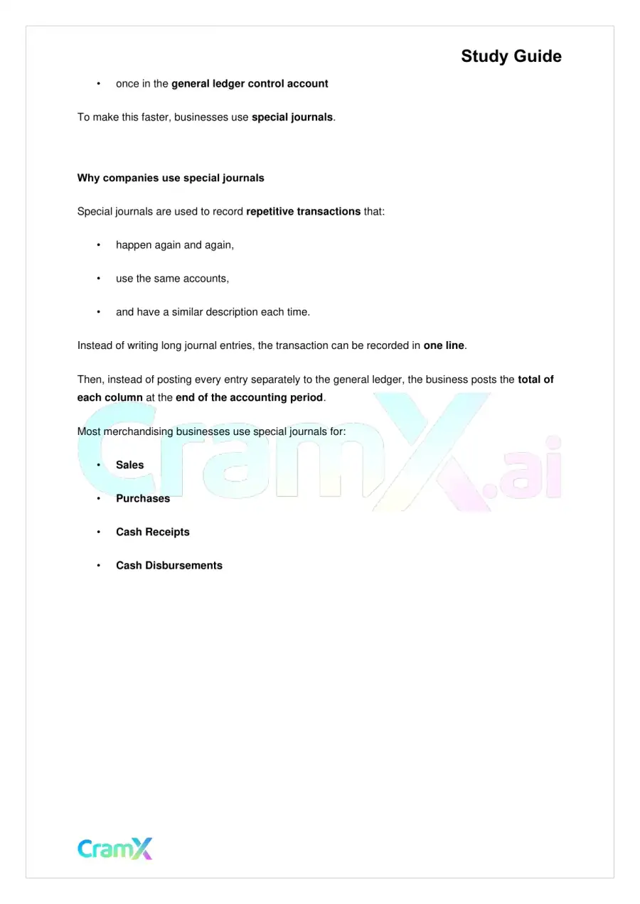 Accounting Principles I – Subsidiary Ledgers and Special Journals, page 5