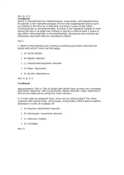 MHVide beck Ch22 NCLEX - Page 3 preview image