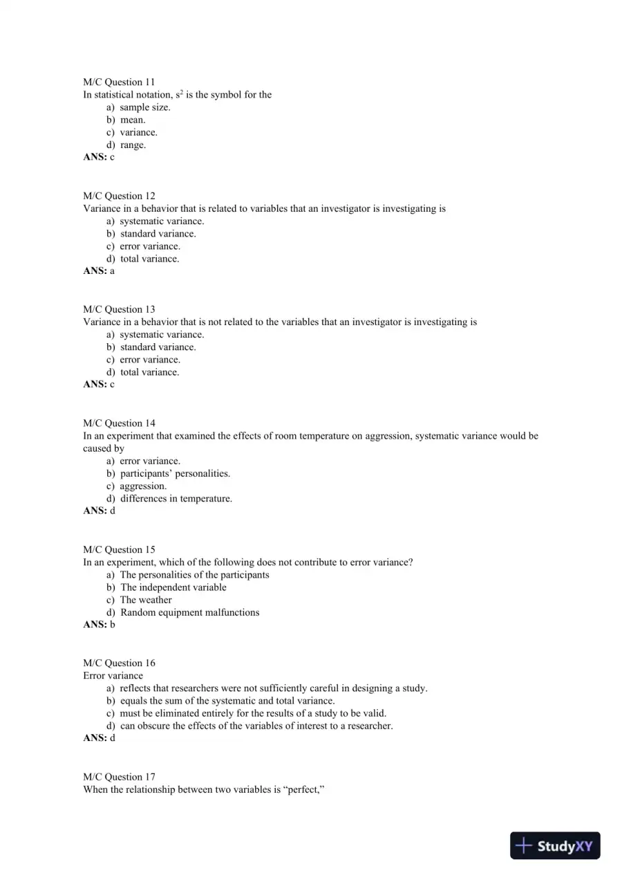 Introduction to Behavioral Research Methods 7th Edition Test Bank, page 11