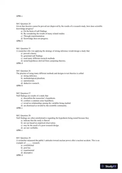 Introduction to Behavioral Research Methods 7th Edition Test Bank - Page 6 preview image