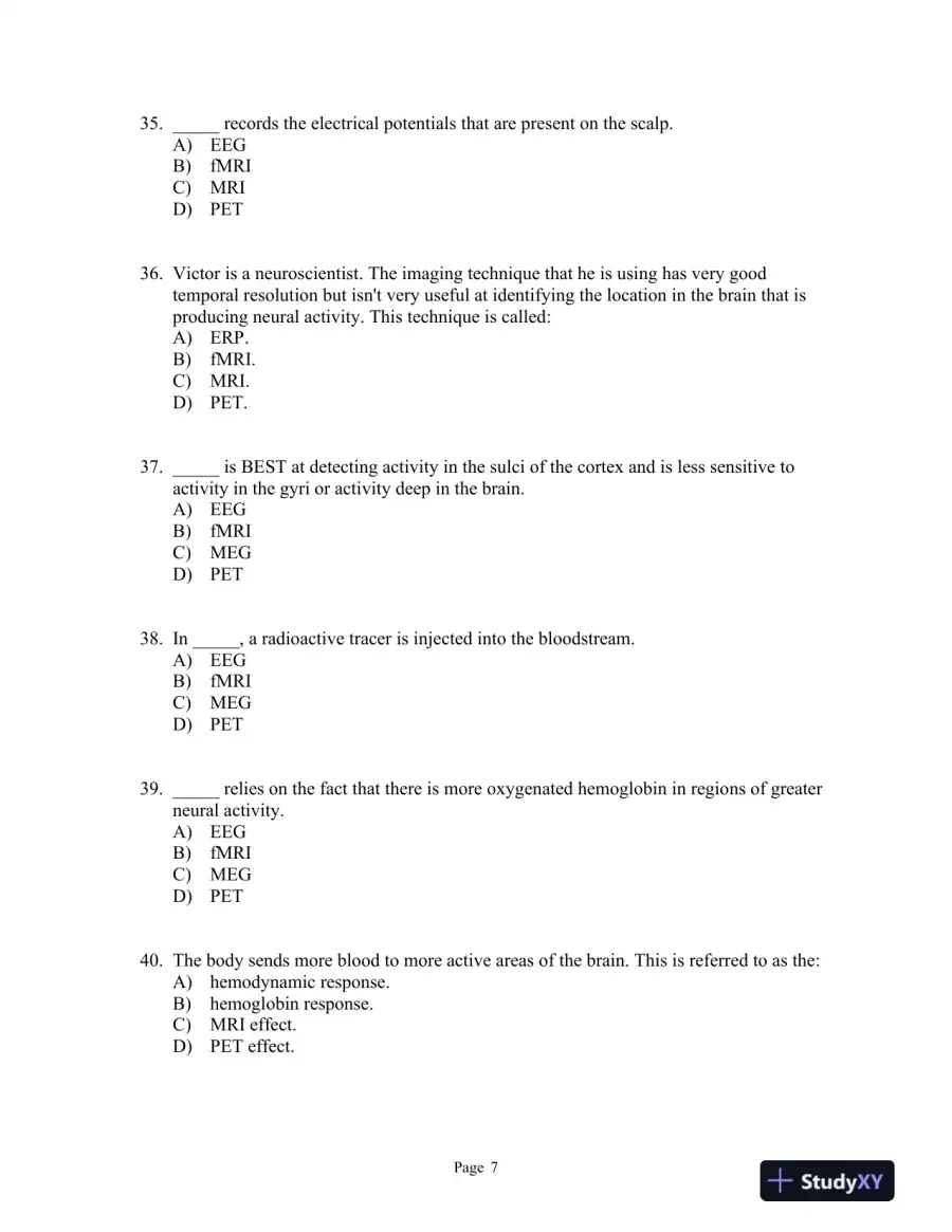 Cognitive Psychology and Its Implications Eighth Edition Test Bank, page 12