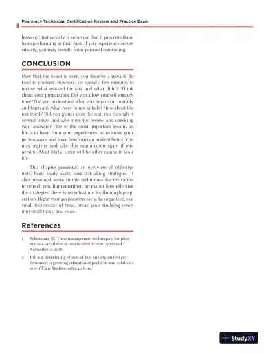 Pharmacy Technician Certification Review and Practice Exam (2019) - Page 15 preview image