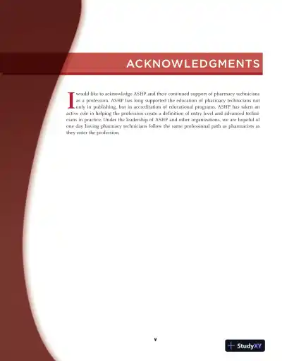 Pharmacy Technician Certification Review and Practice Exam (2019) - Page 6 preview image