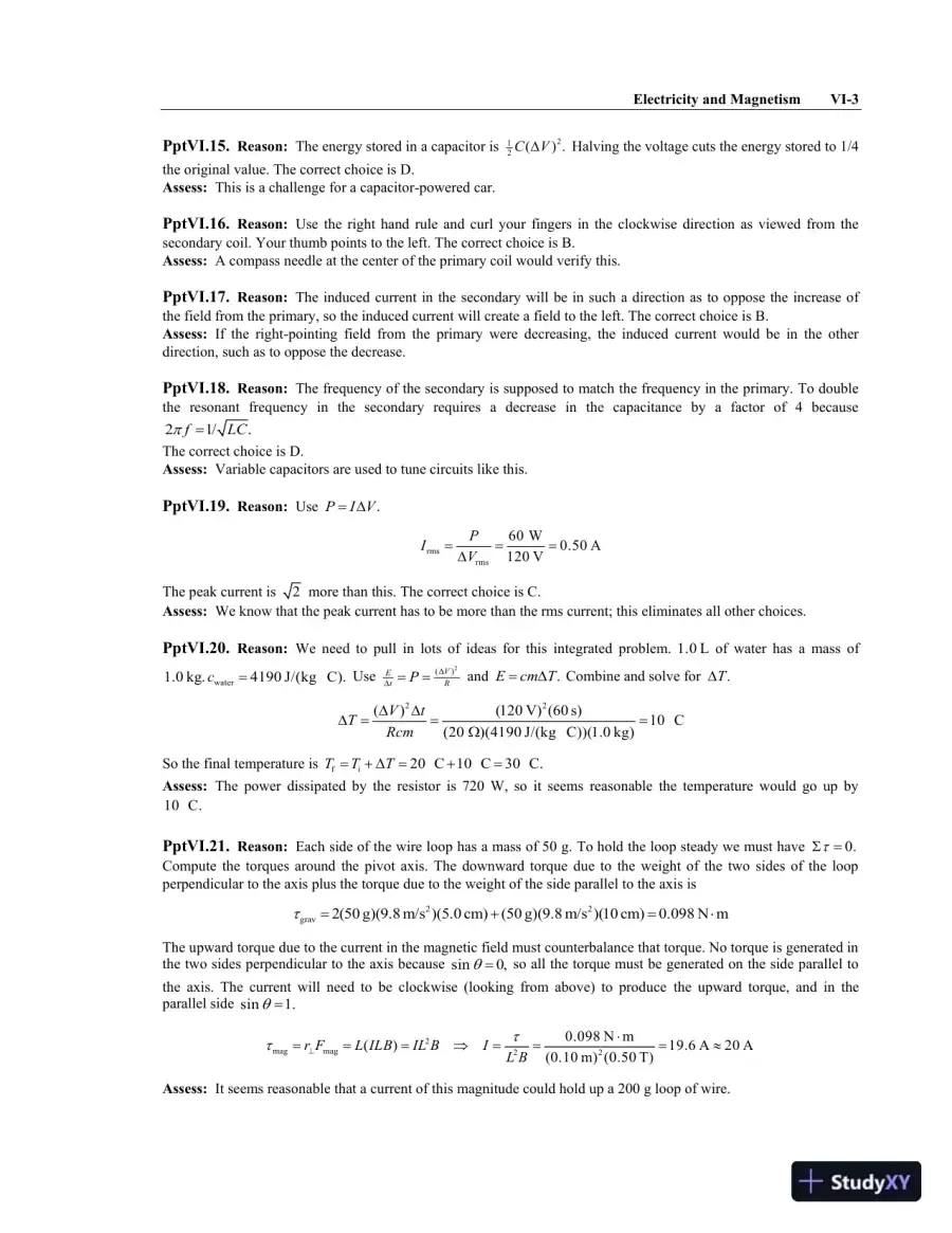 Solution Manual For College Physics: A Strategic Approach, 4th Edition, page 25