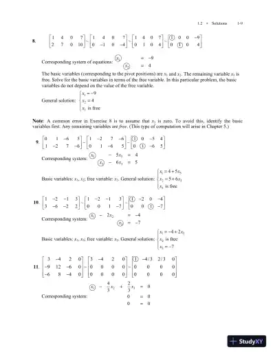 Solution Manual for Linear Algebra and Its Applications, 5th Edition - Page 11 preview image