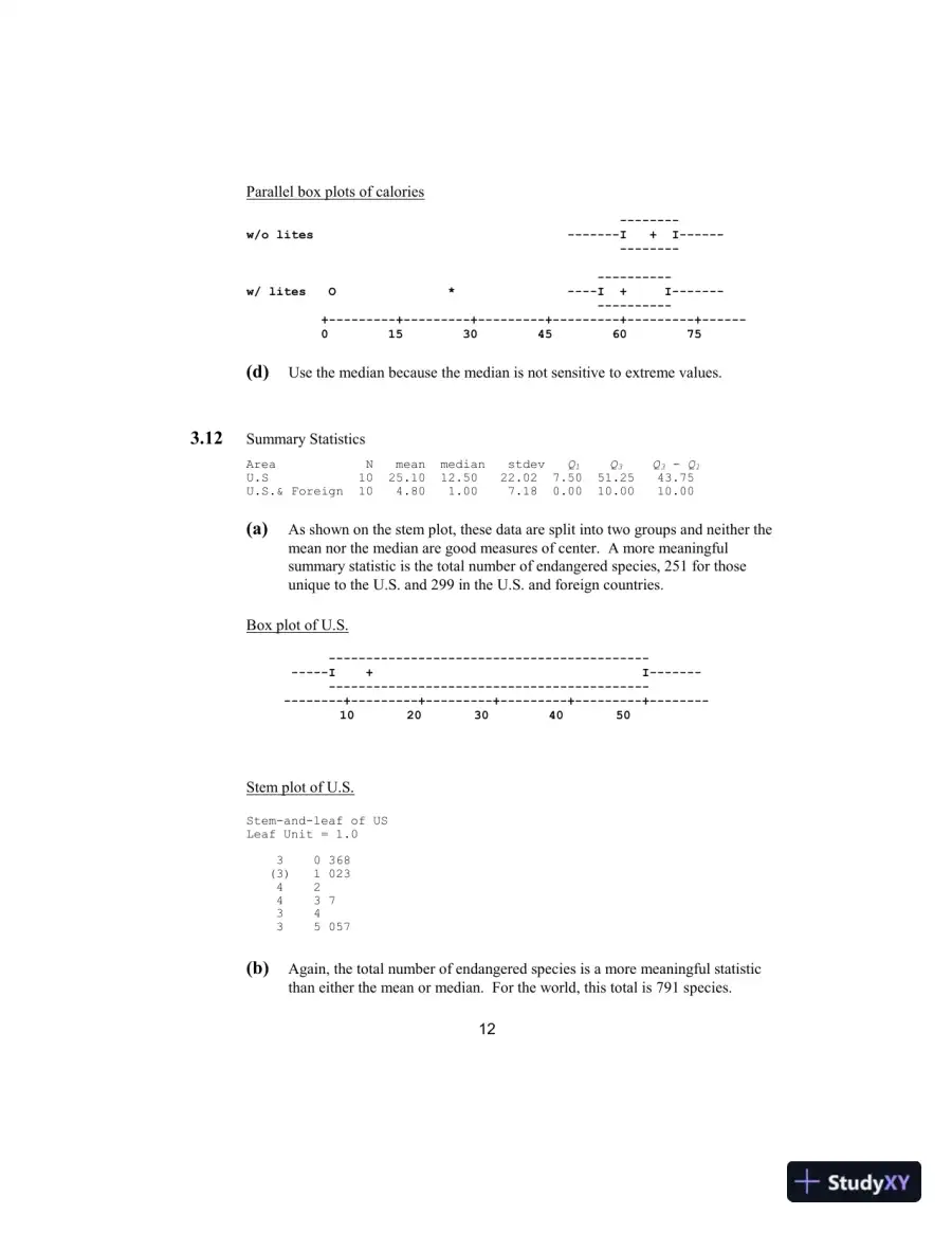 Solution Manual for Elementary Survey Sampling, 7th Edition, page 13