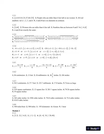 Solution Manual for Corequisite Support for College Algebra or Precalculus - Page 3 preview image