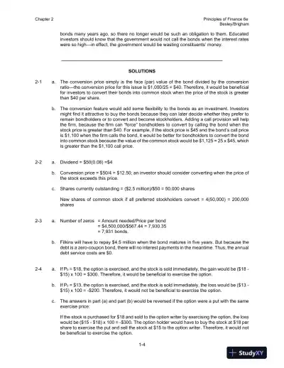 Solution Manual for Principles of Finance, 6th Edition - Page 10 preview image