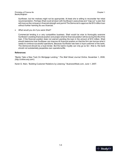 Solution Manual for Principles of Finance, 6th Edition - Page 6 preview image