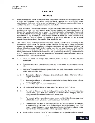 Solution Manual for Principles of Finance, 6th Edition - Page 7 preview image