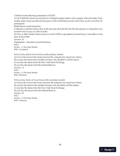 Test Bank for Corporate Finance: The Core, 5th Edition - Page 12 preview image