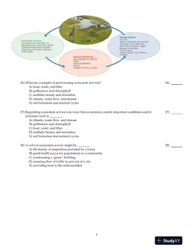 Test Bank For Environment and You, 2nd Edition - Page 6 preview image