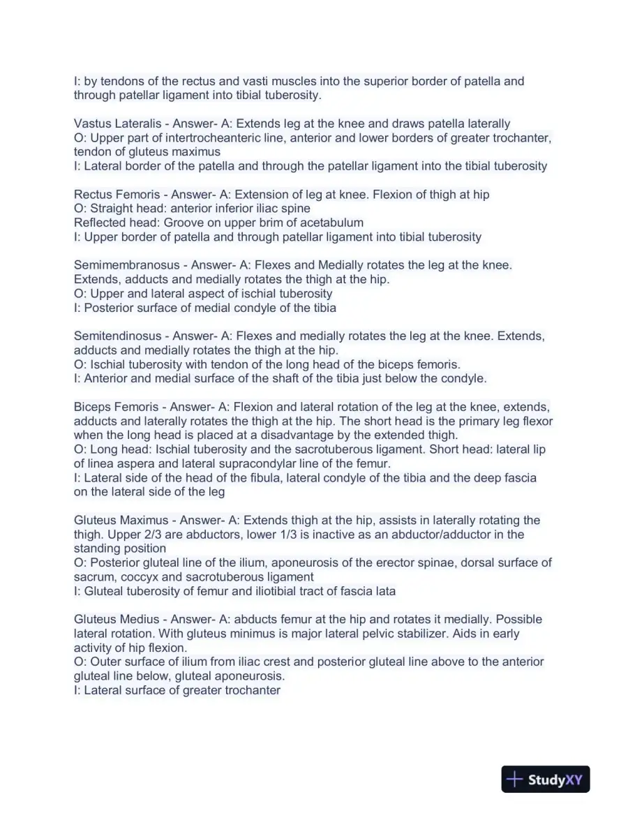 Sott Pillates Anatomy and Physiology Practice Exam With Answers (110 Solved Questions), page 4