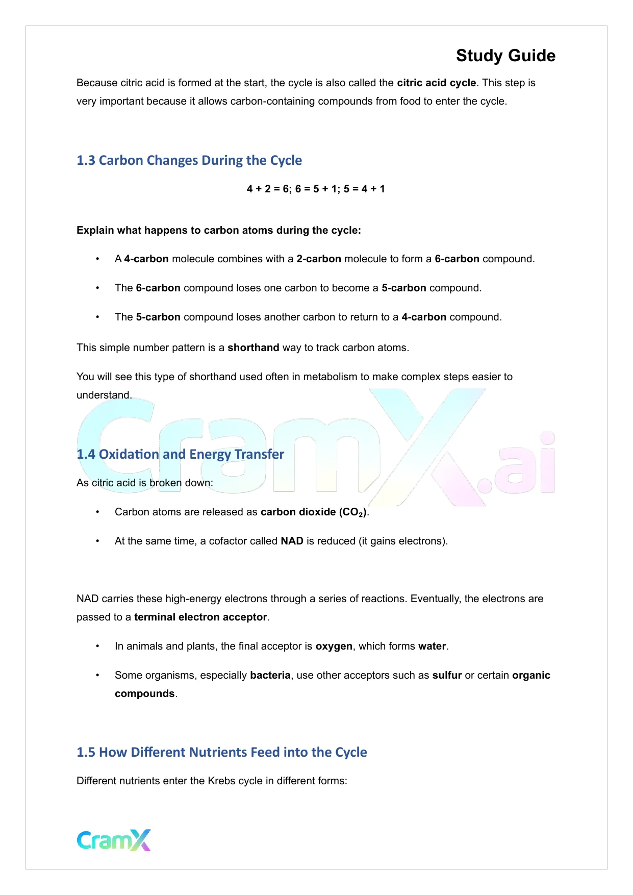 Biochemistry I - Organization of Metabolism - Page 2 preview image