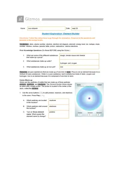 LUCA SHIPOSH Element Builder Gizmo - Page 1 preview image
