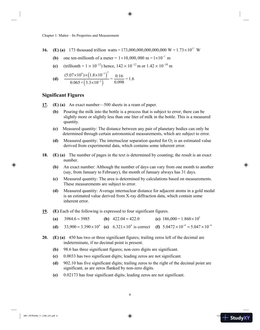 Solution Manual For General Chemistry: Principles and Modern Applications, 11th Edition, page 10