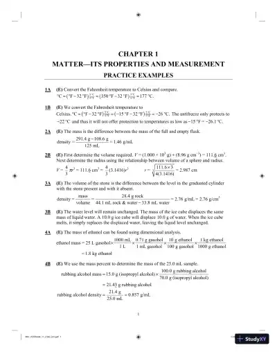 Solution Manual For General Chemistry: Principles and Modern Applications, 11th Edition - Page 5 preview image