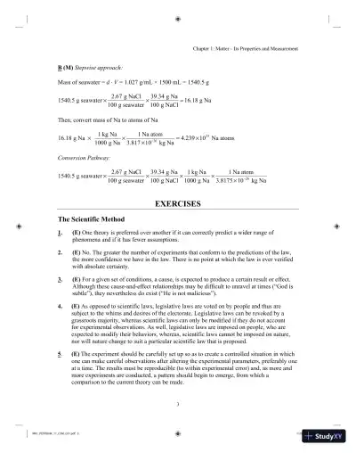 Solution Manual For General Chemistry: Principles and Modern Applications, 11th Edition - Page 7 preview image
