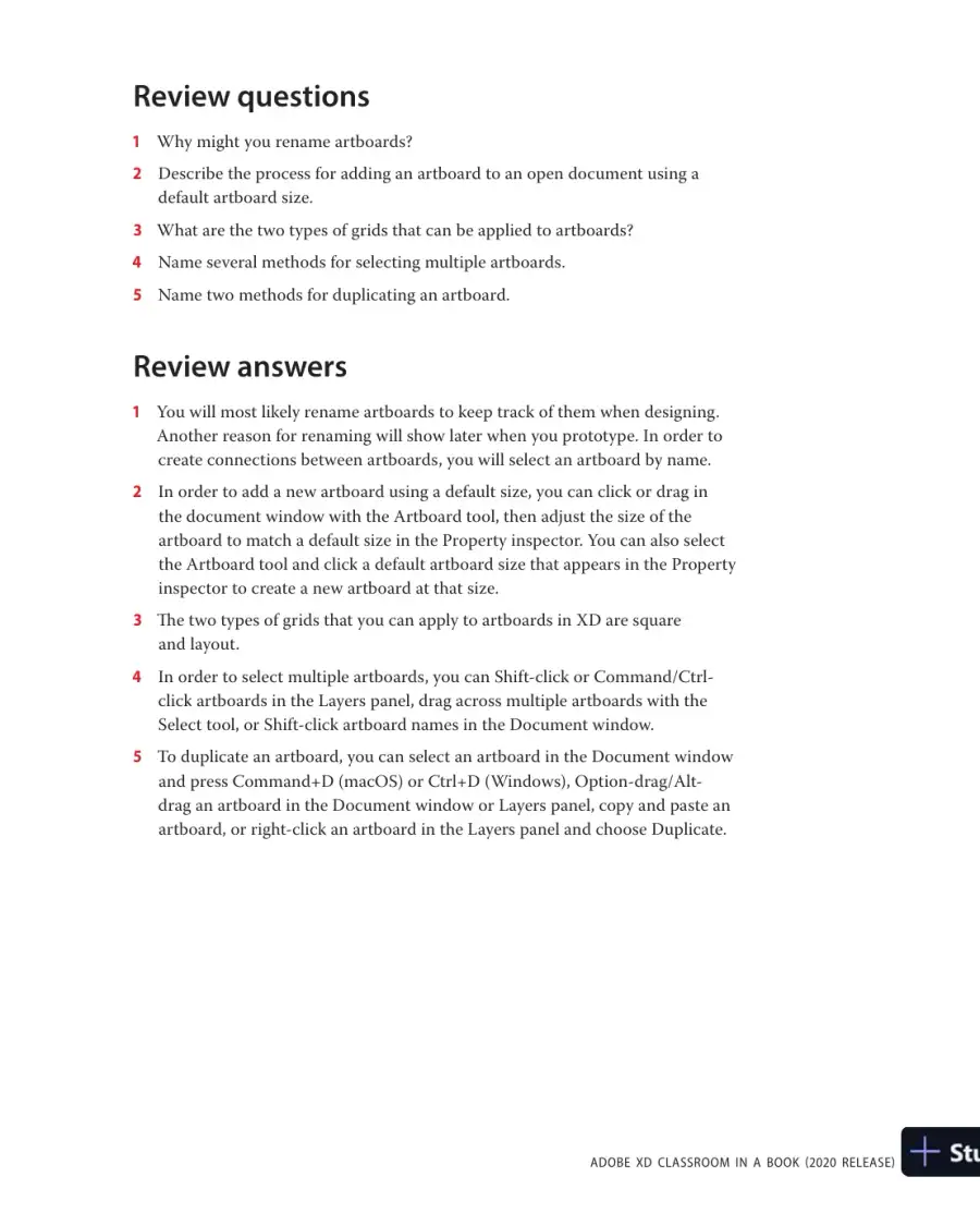 Solution Manual for Adobe XD Classroom in a Book (2020 release), page 12