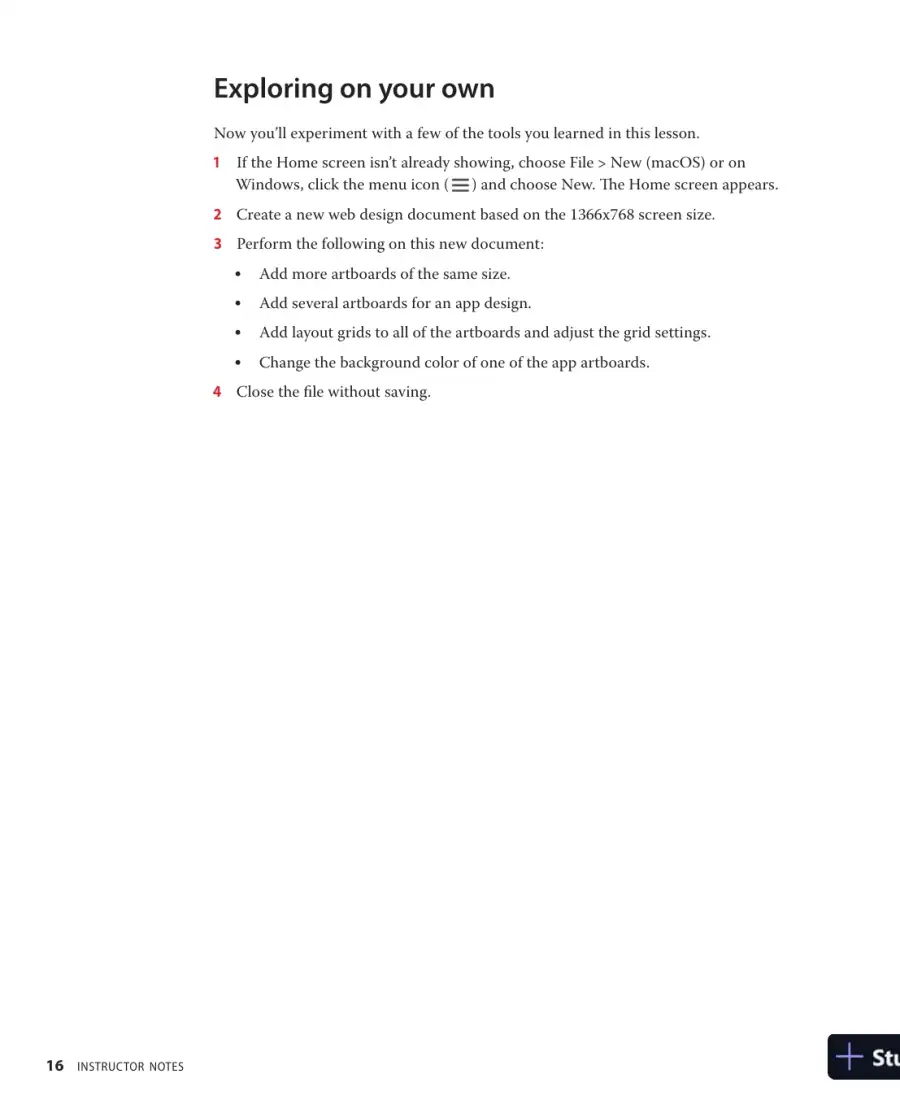 Solution Manual for Adobe XD Classroom in a Book (2020 release), page 13