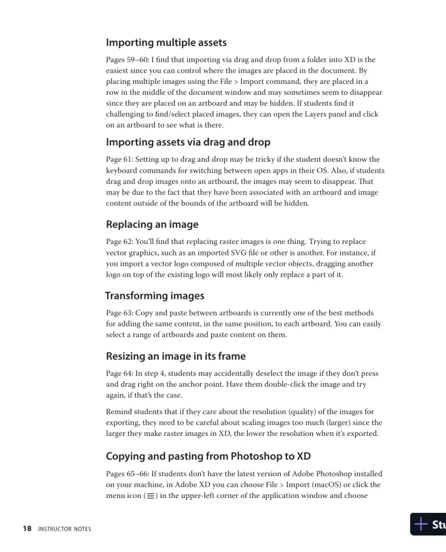 Solution Manual for Adobe XD Classroom in a Book (2020 release), page 15