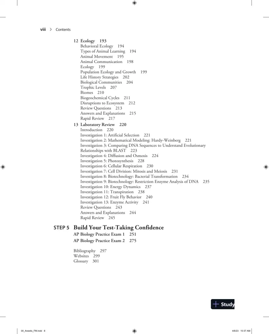 5 Steps to a 5: AP Biology 2024 (2024), page 12