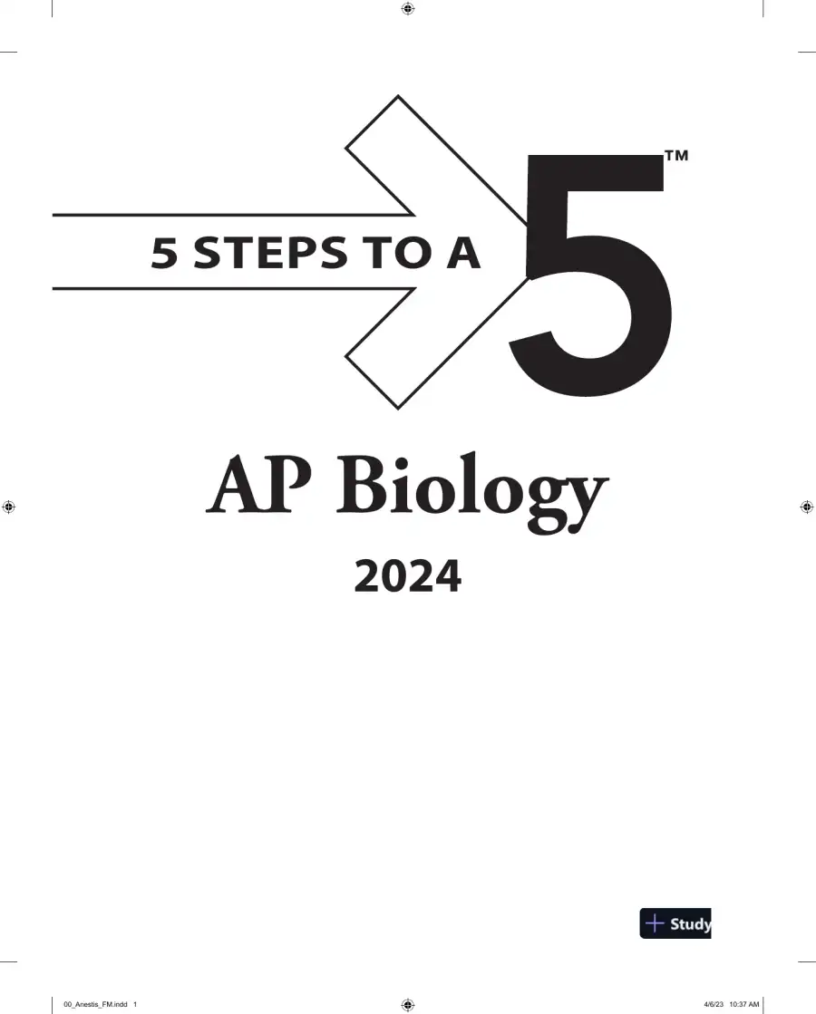 5 Steps to a 5: AP Biology 2024 (2024), page 5