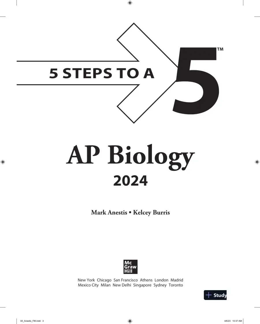 5 Steps to a 5: AP Biology 2024 (2024), page 7