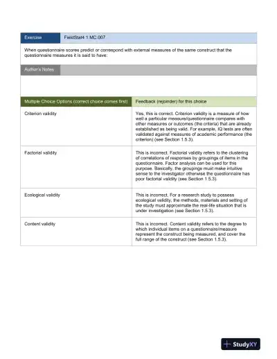 Discovering Statistics Using IBM SPSS Statistics, 4th Edition Test Bank - Page 11 preview image