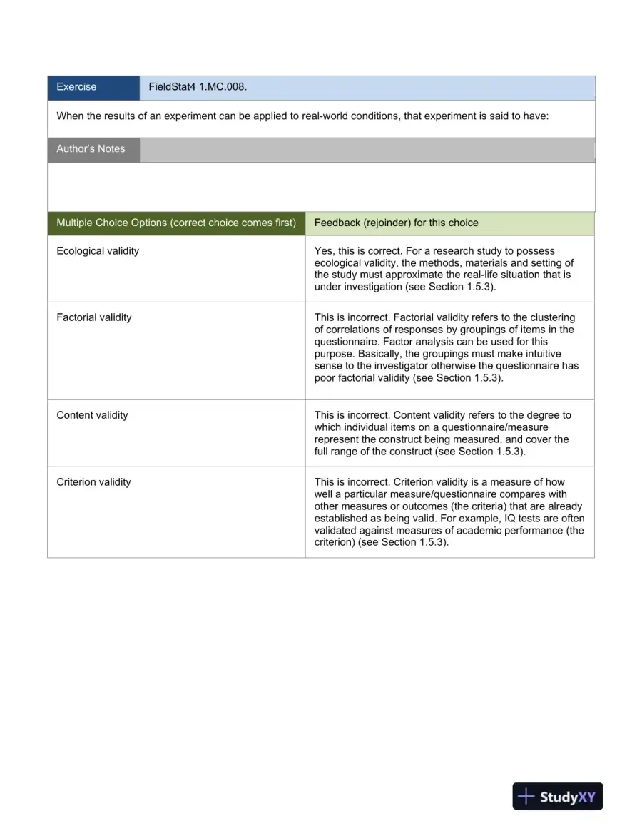 Discovering Statistics Using IBM SPSS Statistics, 4th Edition Test Bank, page 12