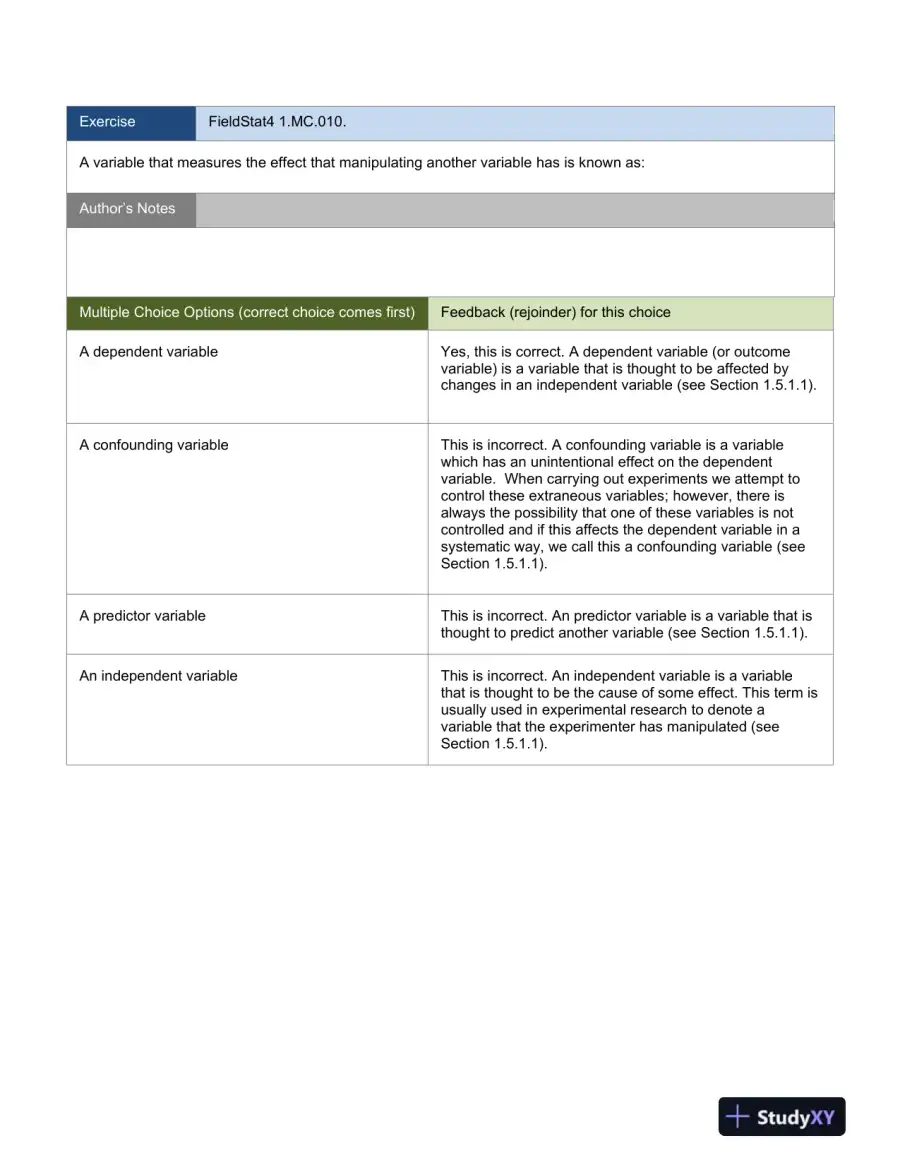 Discovering Statistics Using IBM SPSS Statistics, 4th Edition Test Bank, page 14