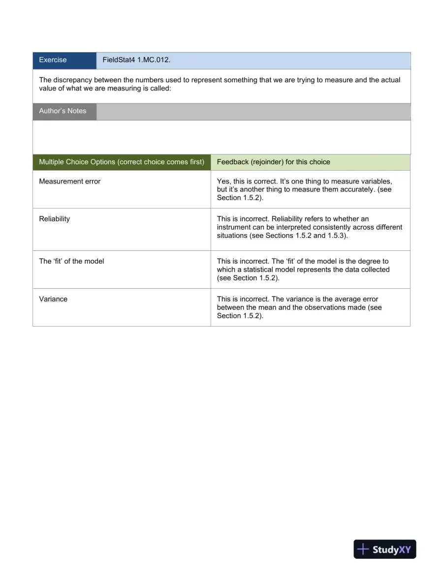 Discovering Statistics Using IBM SPSS Statistics, 4th Edition Test Bank, page 16