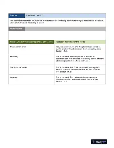 Discovering Statistics Using IBM SPSS Statistics, 4th Edition Test Bank - Page 16 preview image