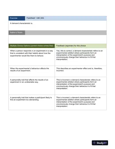Discovering Statistics Using IBM SPSS Statistics, 4th Edition Test Bank - Page 7 preview image