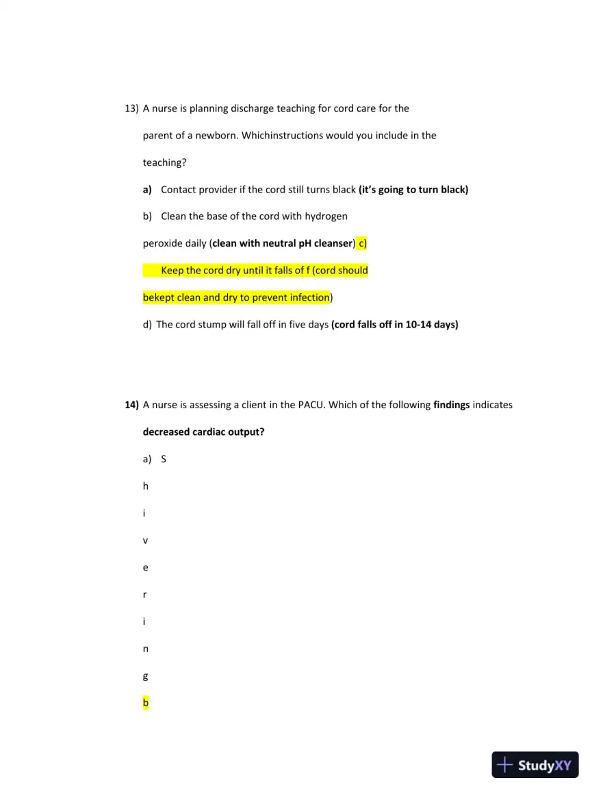 2023 ATI PN Comp Exit Exam With Answers (164 Solved Questions), page 11