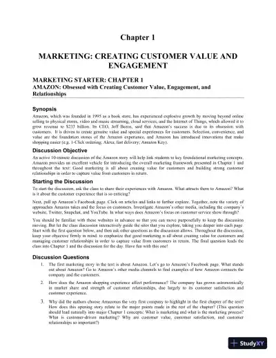 Solution Manual for Principles of Marketing, 18th Edition - Page 3 preview image