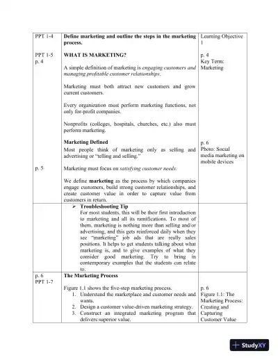 Solution Manual for Principles of Marketing, 18th Edition - Page 5 preview image