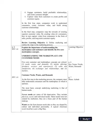 Solution Manual for Principles of Marketing, 18th Edition - Page 6 preview image