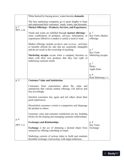 Solution Manual for Principles of Marketing, 18th Edition - Page 7 preview image