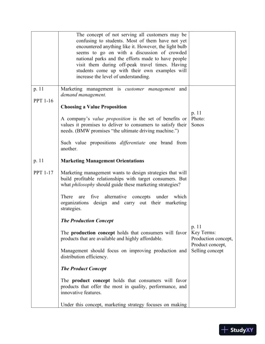 Solution Manual for Principles of Marketing, 18th Edition, page 9