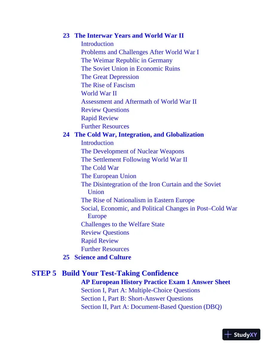 5 Steps to a 5: AP European History 2024 (2024), page 14